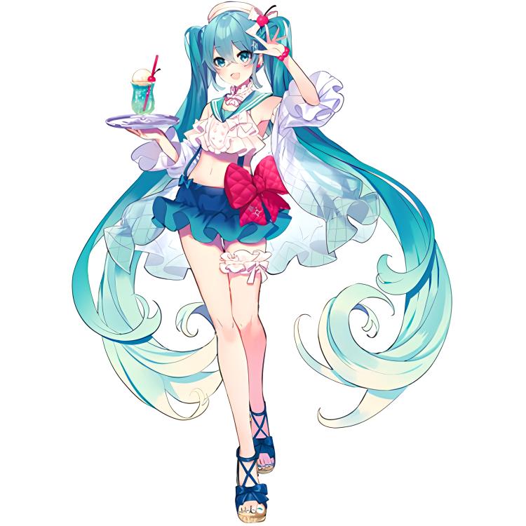 

FURYU Hatsune Miku коллекция десертов, Cream Soda