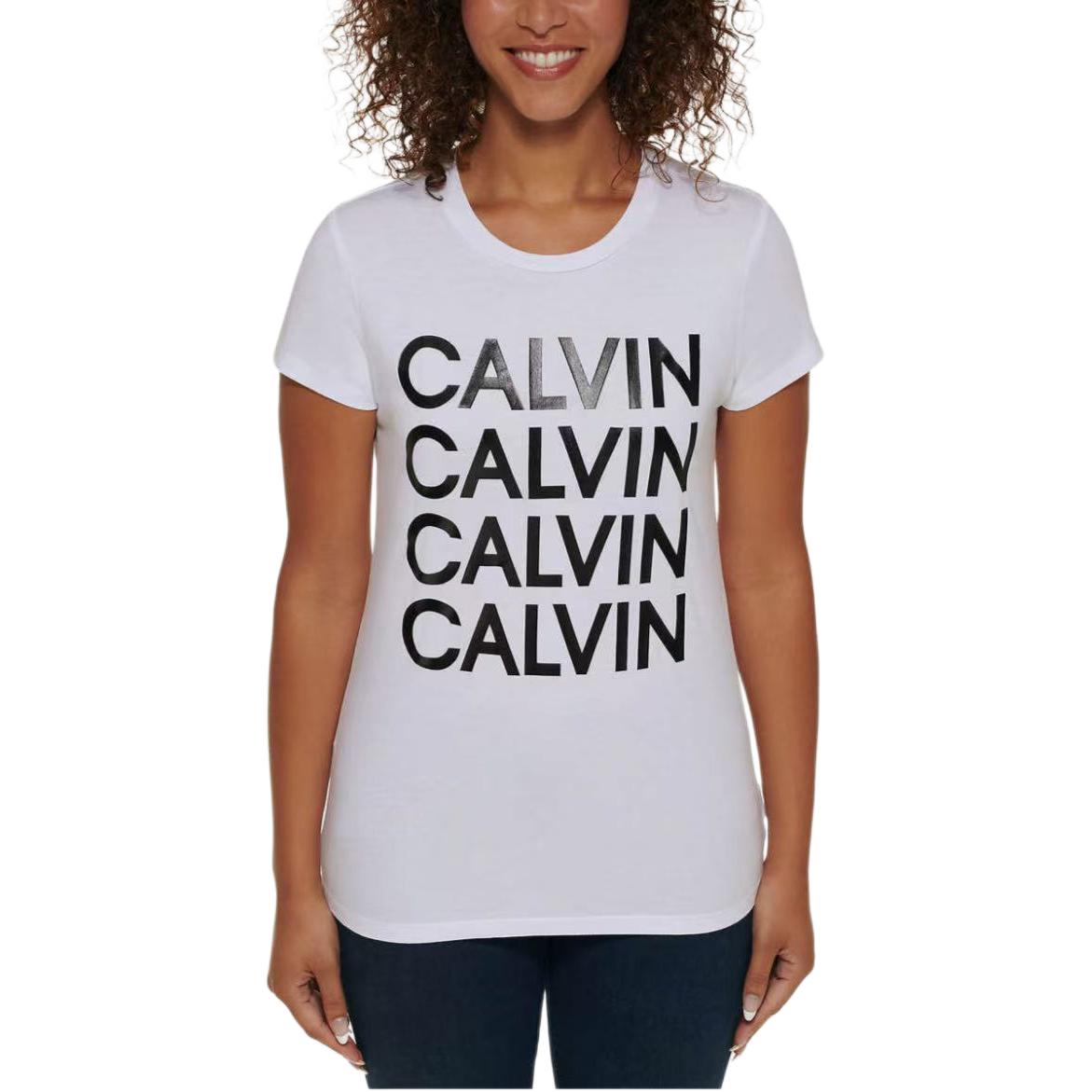 

Calvin Klein Футболка женская белая, Белый, Calvin Klein Футболка женская белая