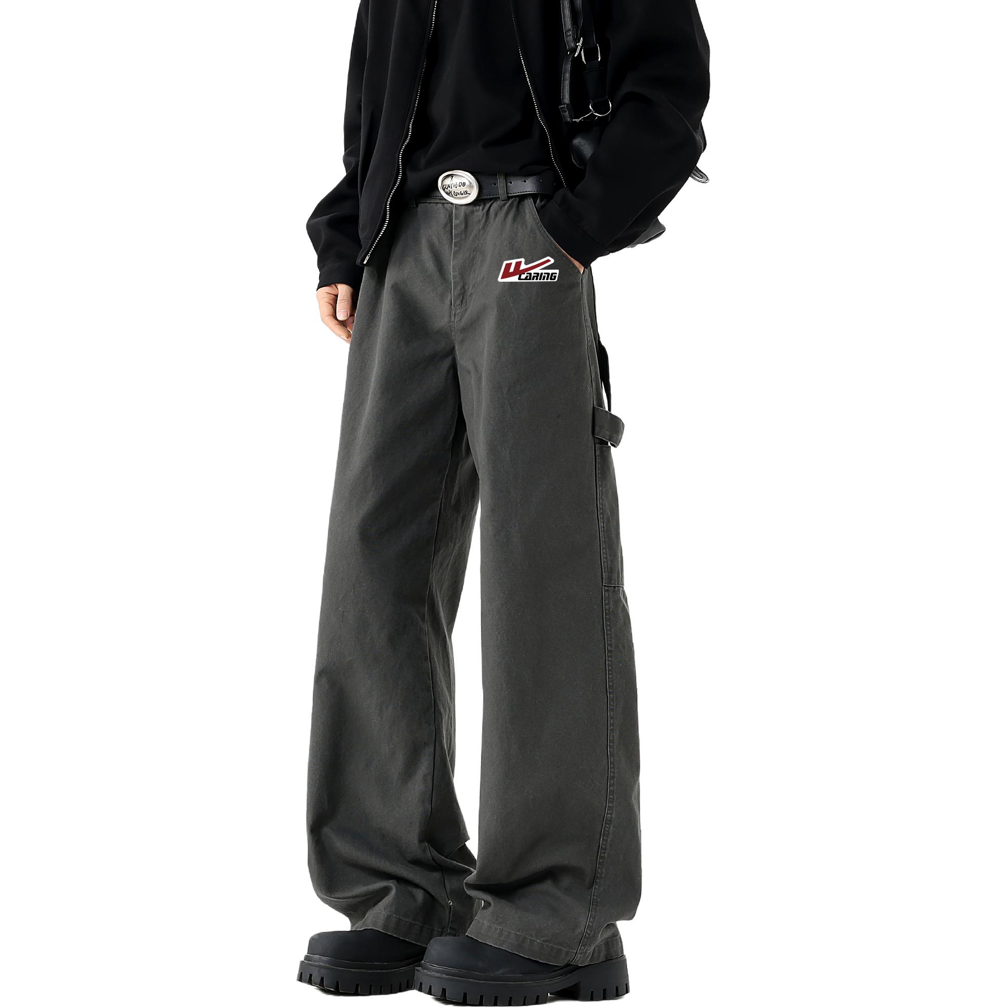 

Кargo-брюки Unisex Moderate WARRIOR, washed серый (diy badge)