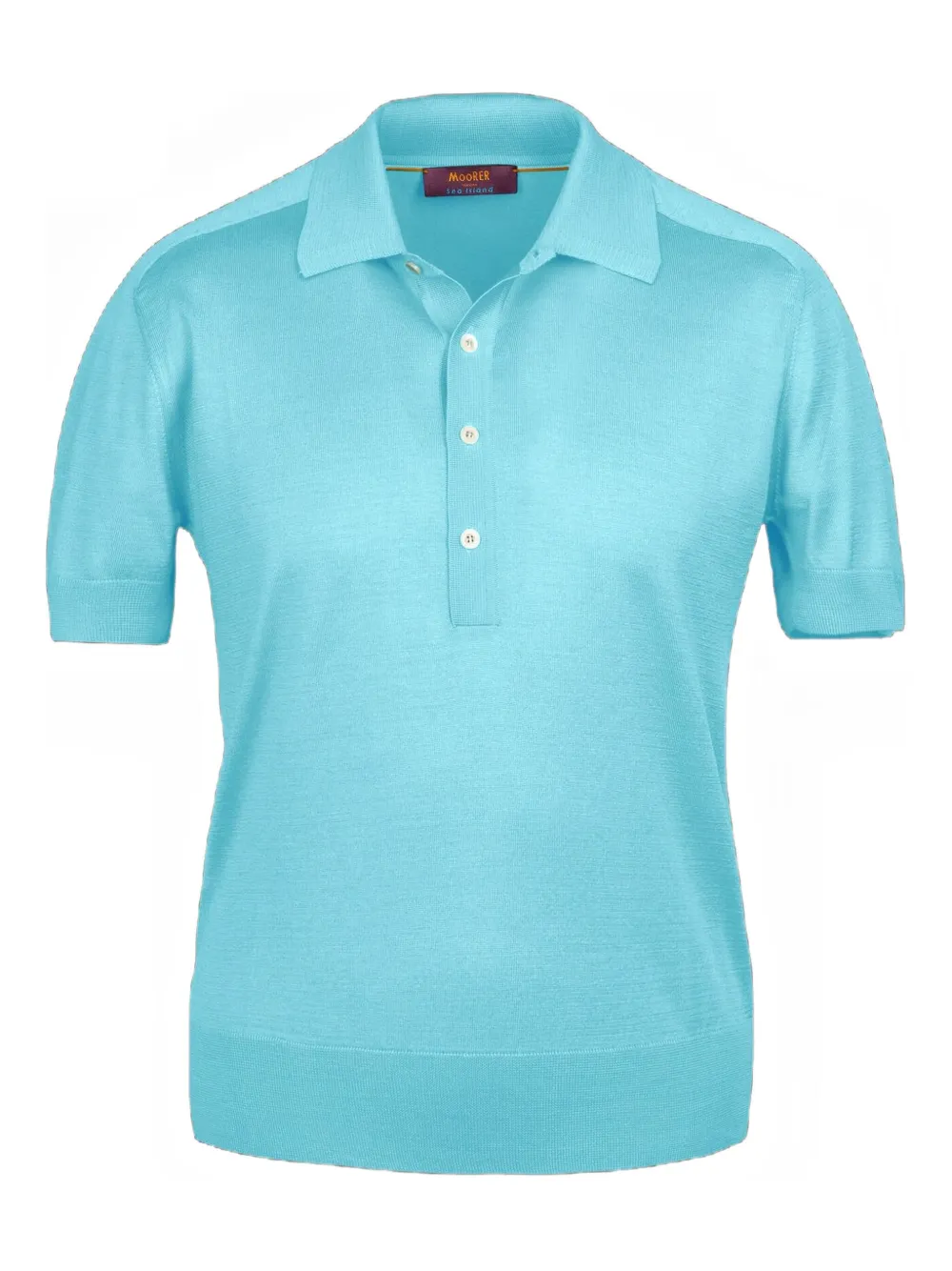 

Рубашка-поло с коротким рукавом Moorer, синий