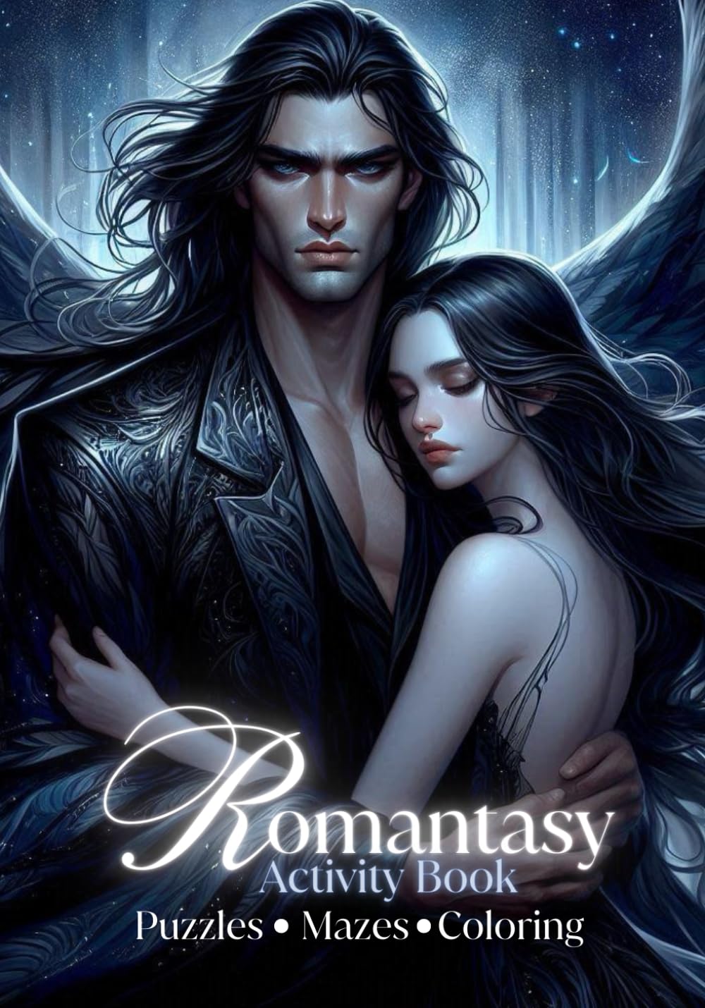 

Romantasy Fae Novel Activity Book: Games, Mazes, Puzzles, Word Searches, and Coloring for Fantasy Novel Readers (Independently published)