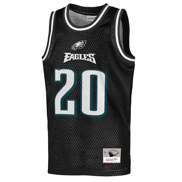 Футболка Brian Dawkins Philadelphia Eagles черная Mitchell & Ness — фото 3