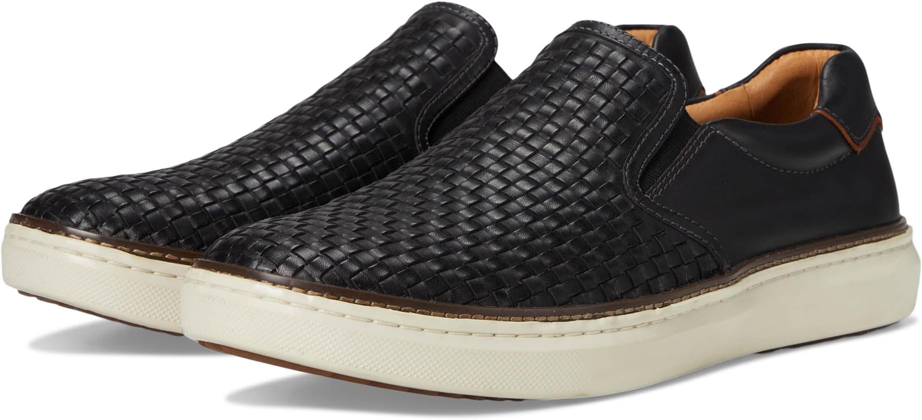 

Кроссовки Johnston & Murphy Men's Mcguffey 2 Woven Slip-On, Black Woven Full Grain