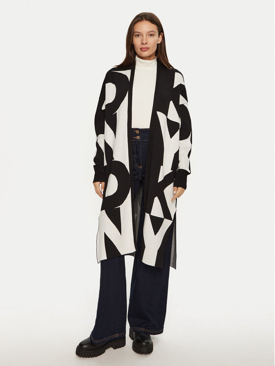 

Кардиган свободного кроя Dkny, черный
