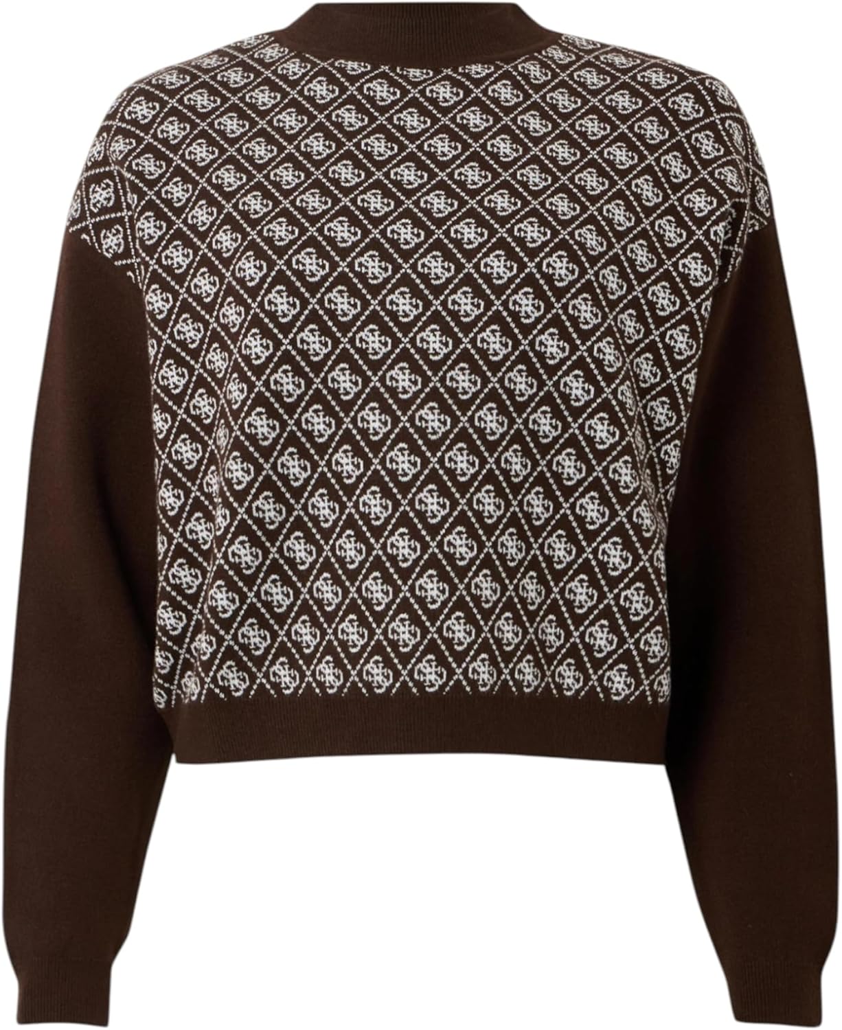 

Женский свитер Guess Eco Long Sleeve Aubrey 4g, 4G Brown And Cream