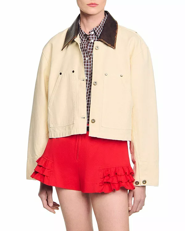 

Рабочая куртка Sandro, белый