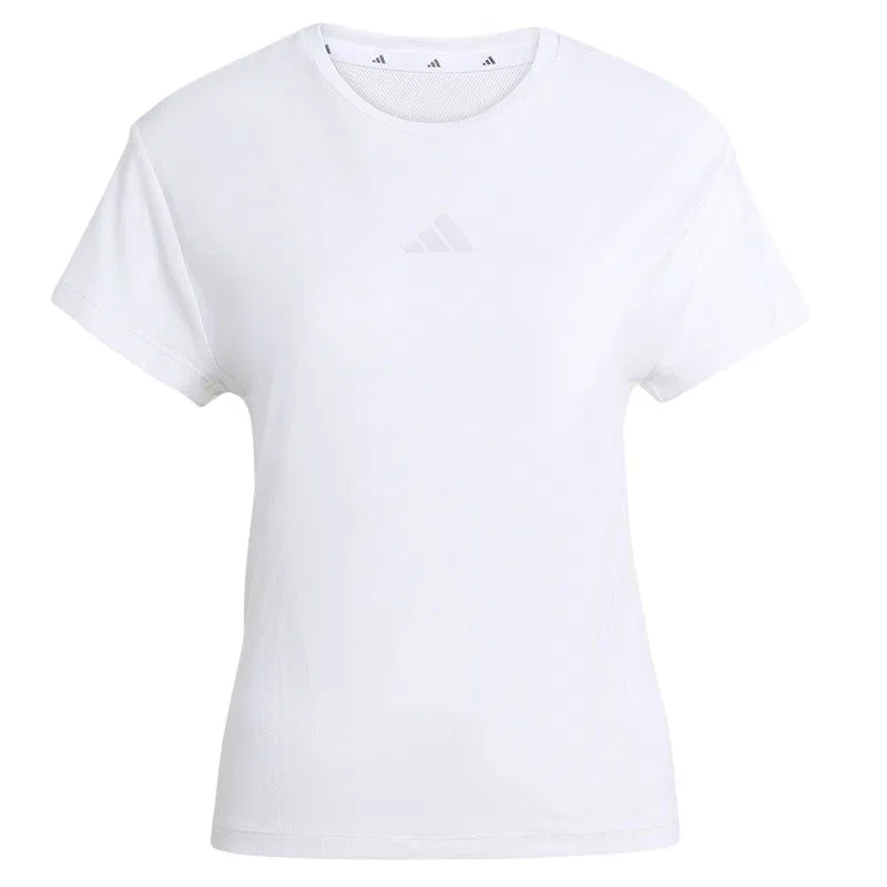 Футболка женская White с круглым вырезом Adidas