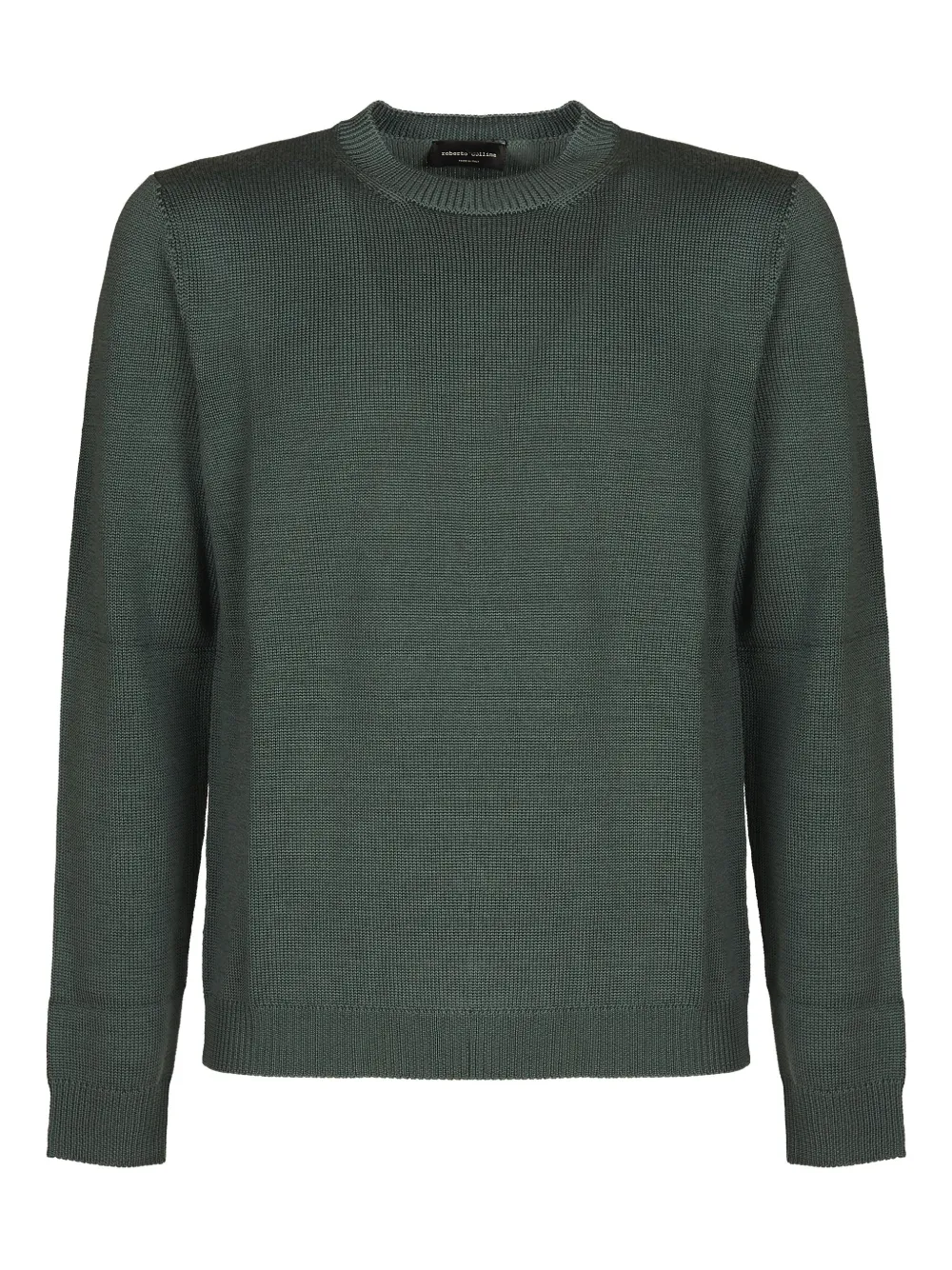 

Свитер с круглым вырезом Roberto Collina, зеленый