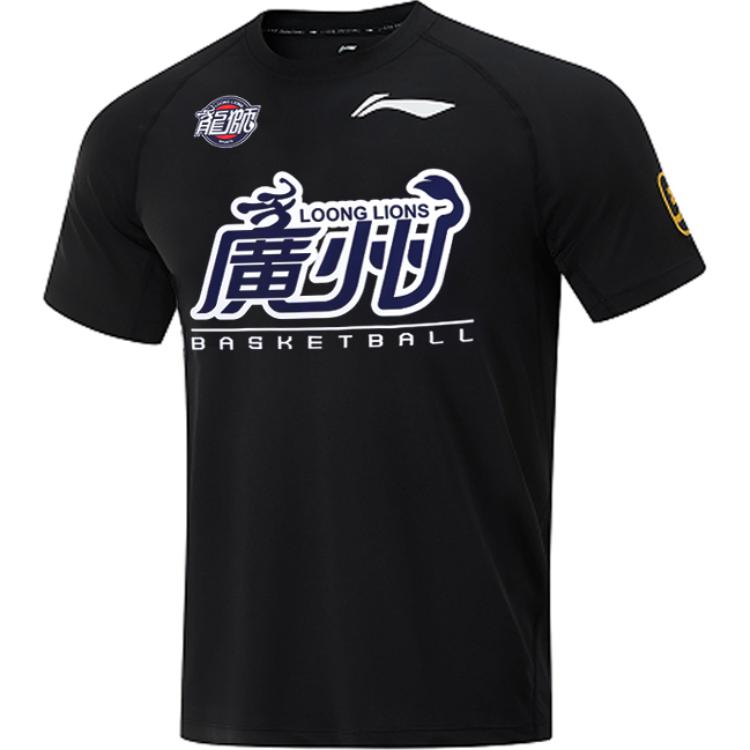 

Футболка баскетбольная мужская черная LiNing CBA Collection