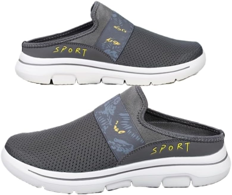 

Мужские повседневные туфли, с дышащим верхом из сетки и подошвой из ЭВА, подходят для комфортной ходьбы каждый день Hoalox, серый