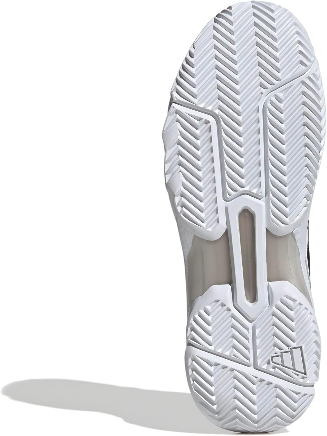 Мужские теннисные кроссовки Adidas Courtjam Control 3, белый/черный/серый — фото 3