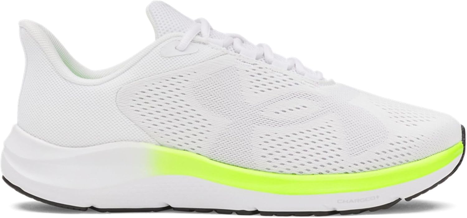 

Кроссовки Under Armour мужские, White High Visibility Yellow Halo Grey