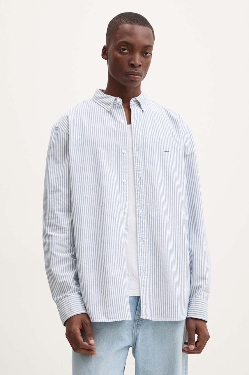

Хлопковая рубашка Levi's, синий