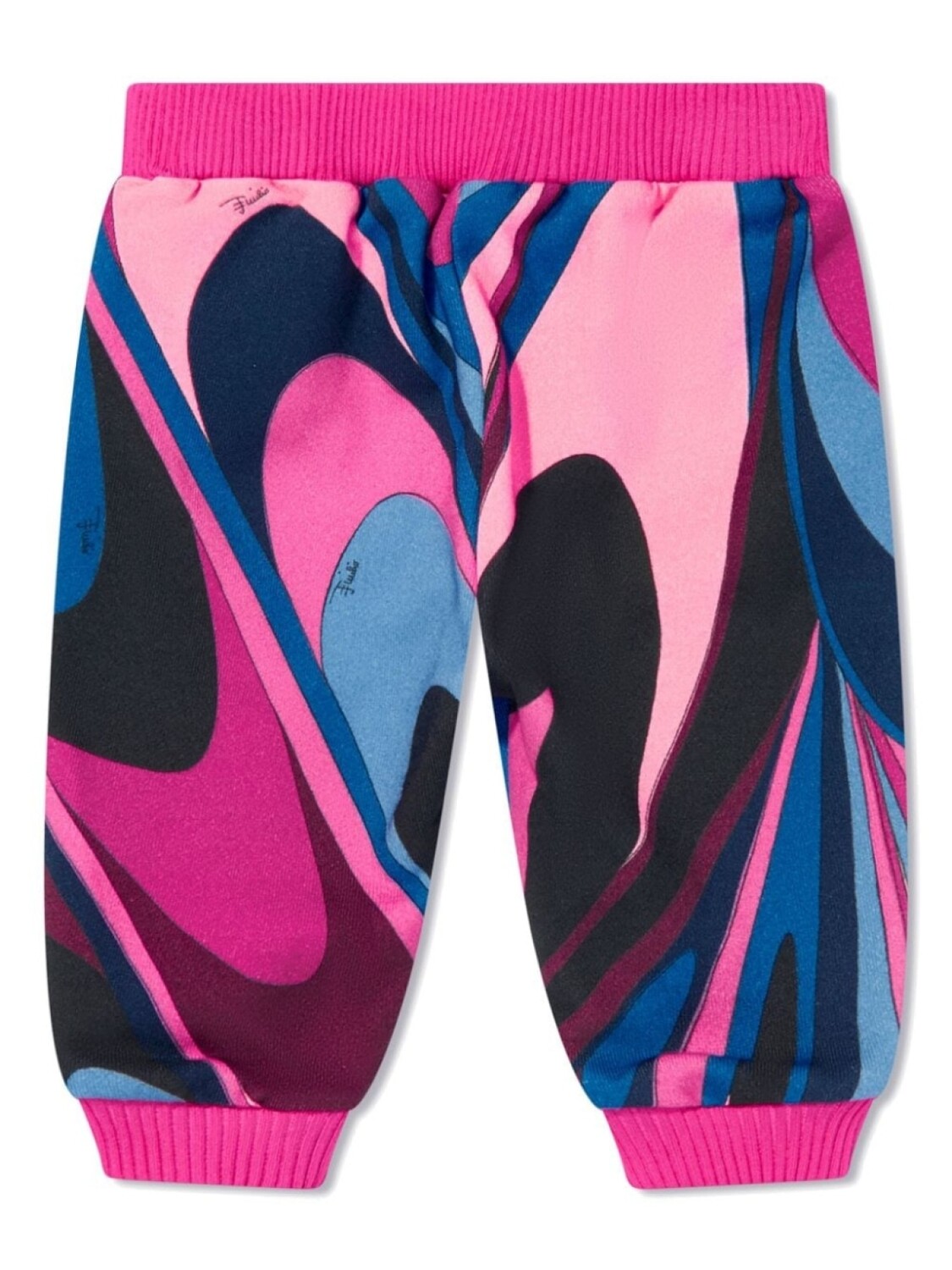 

PUCCI Junior спортивные брюки с принтом Onde, розовый