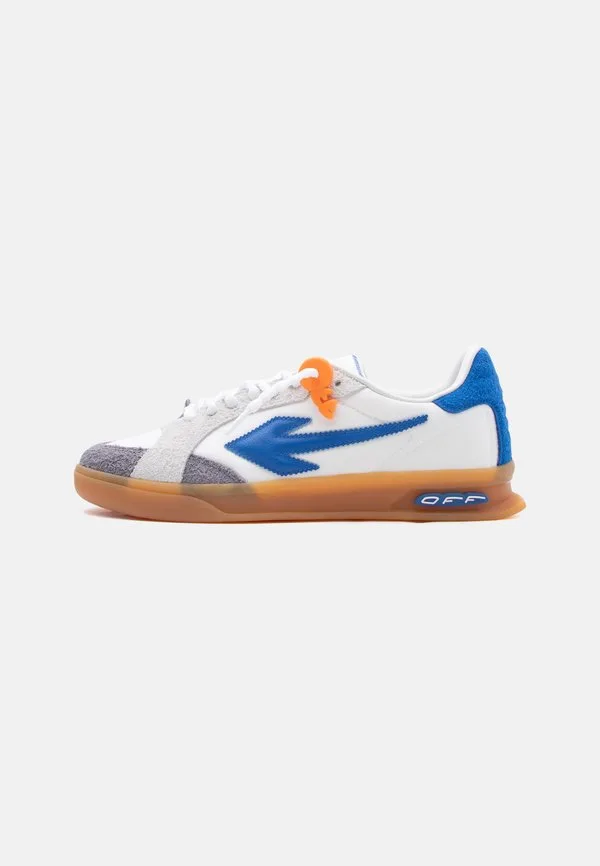 Новые узкие кроссовки Off-White, White/Blue