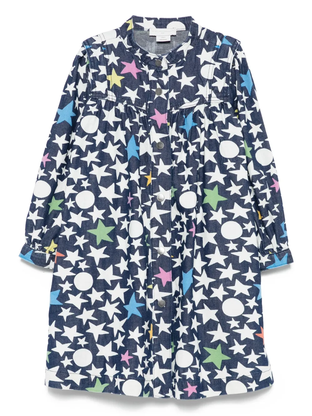 

Платье с принтом Stella McCartney Kids, синий