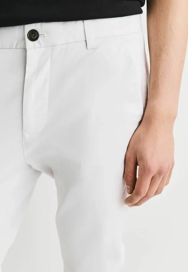 Брюки чинос Next, Stretch chinos, белый — фото 4