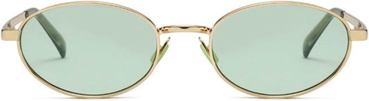 

Солнцезащитные очки Willochra овальной формы для женщин и мужчин, ретро-дизайнерские круглые солнцезащитные очки с градиентным переходом в стиле 90-х, классические черные очки с защитой от УФ-излучения UV400, C4