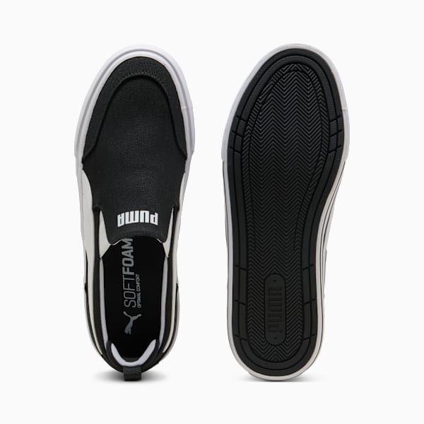 Мужские туфли без застежек Court Classic Vulcanized Puma, черный — фото 4