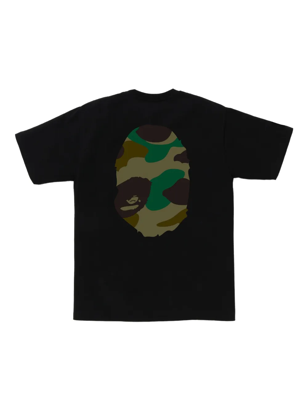 Футболка с камуфляжным принтом A BATHING APE, черный — фото 2