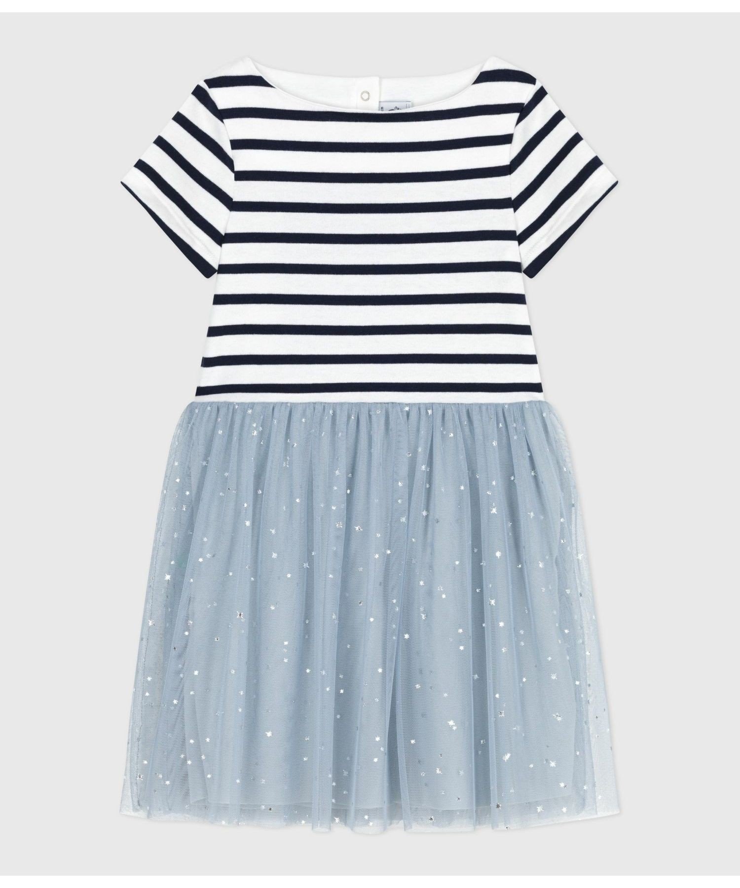 Платье один кусочек Petit Bateau, Gray/Multicolor — фото 4