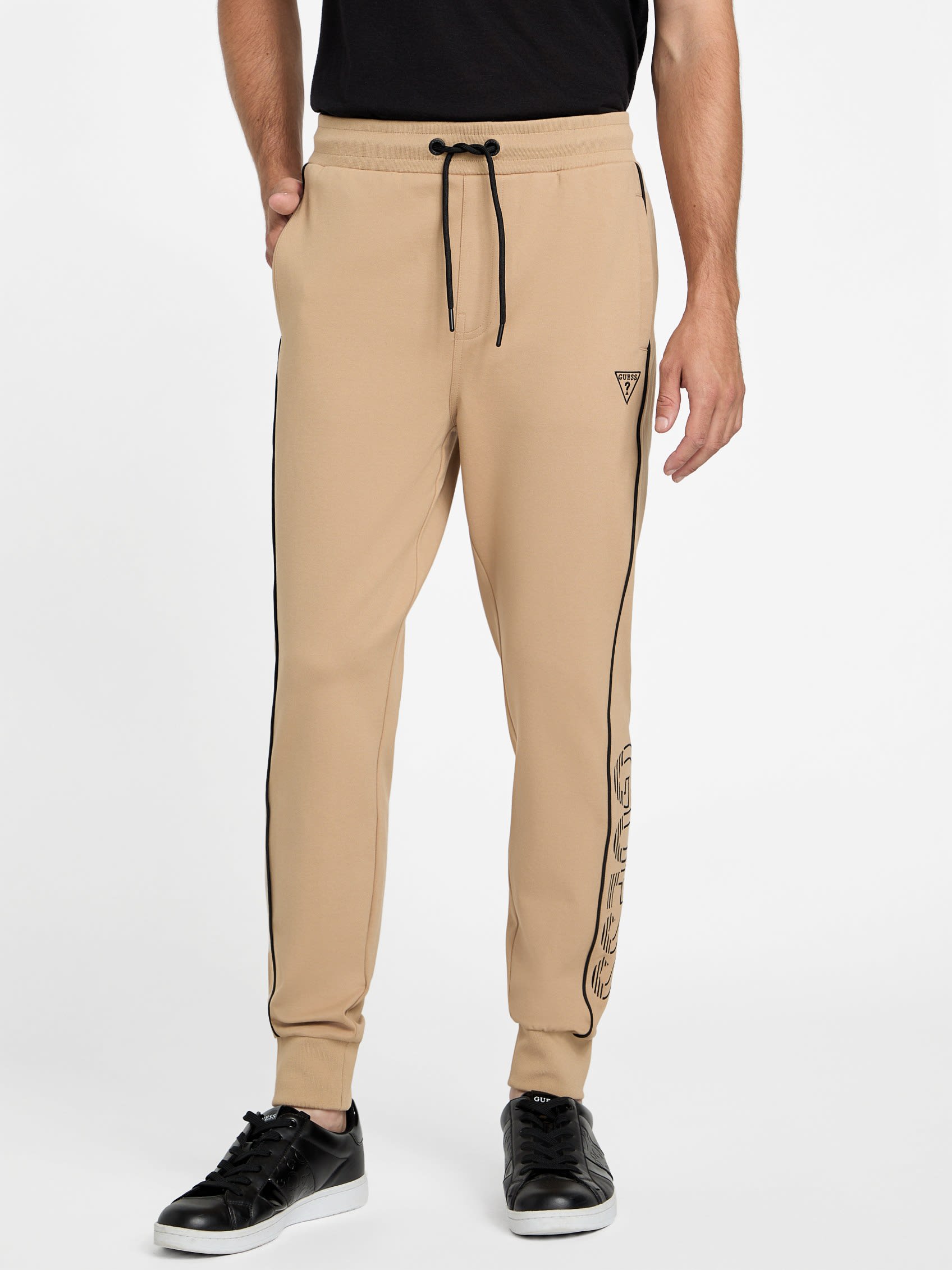 

Джоггеры с логотипом Jose Guess Factory, цвет toasted taupe
