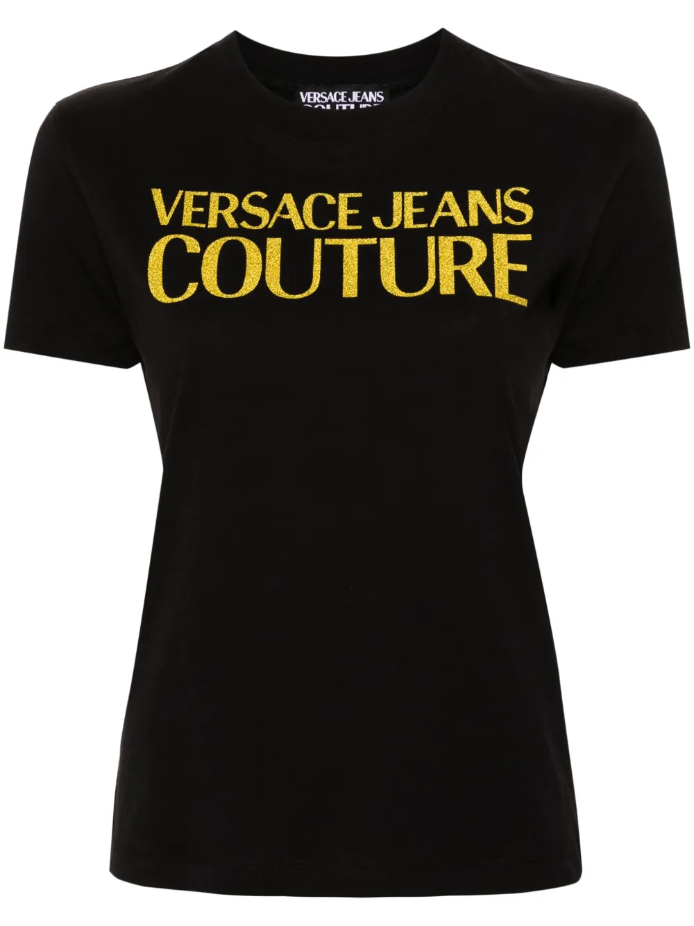

Футболка с логотипом Versace Jeans Couture, черный