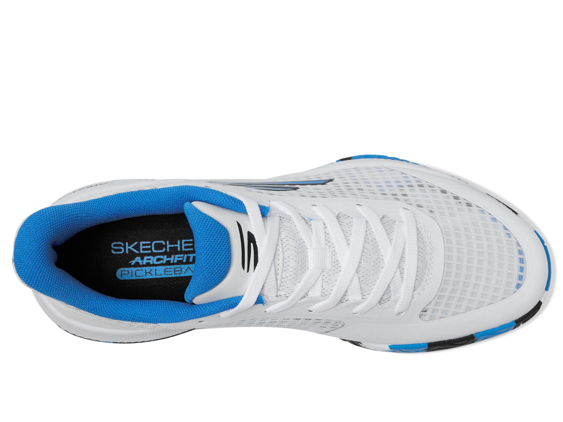 Кроссовки SKECHERS Go Train Arch Fit Viper Court Pro - Pickleball, White/Blue — фото 2