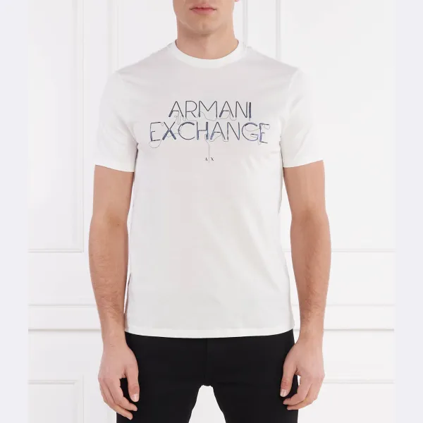 

Футболка стандартного кроя Armani Exchange, белый