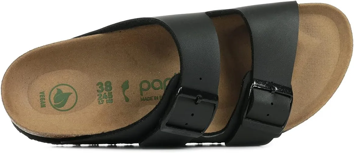 Мужские сандалии Birkenstock Arizona Grooved Black Veg, шлепанцы Birkenstock FlorFLIP FLOPS, черный — фото 2