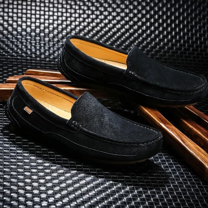 Лоферы кожаные Loafers, черный SayfuR — фото 3