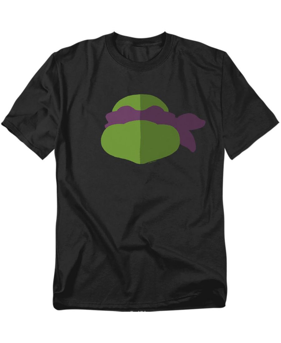 

Мужская футболка с изображением лица Донни из TMNT TEENAGE MUTANT NINJA TURTLES, Black, Черный, Мужская футболка с изображением лица Донни из TMNT TEENAGE MUTANT NINJA TURTLES, Black