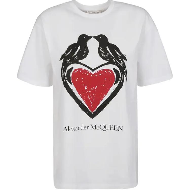 

Футболка женская белая Alexander McQueen