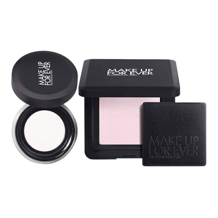 

Пудра Light Mist рассыпчатая для макияжа, набор для долговременного выравнивания тона кожи 8.5g+10g MAKE UP FOR EVER