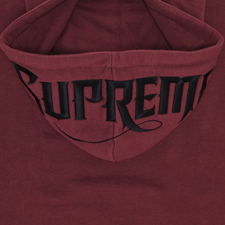 Толстовка Supreme Mister Cartoon Zip Up Hooded Sweatshirt Plum, фиолетовый — фото 3