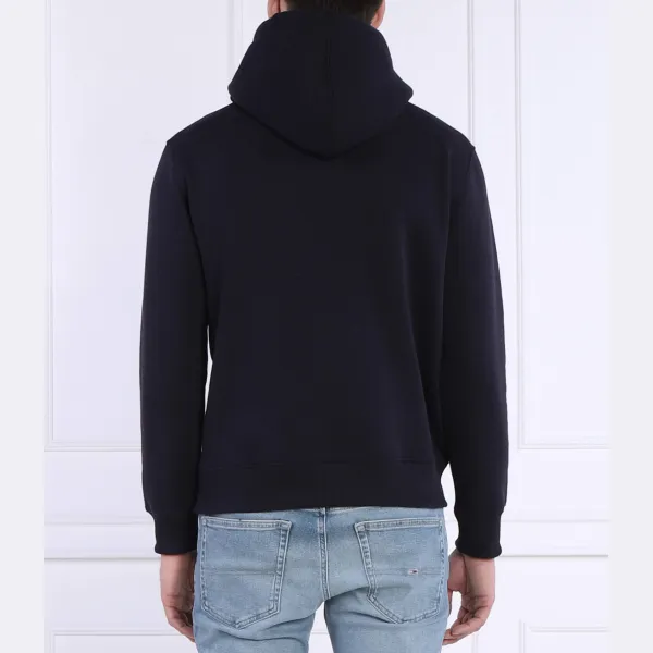 Утепленная толстовка монолога стандартного кроя Calvin Klein, синий — фото 2