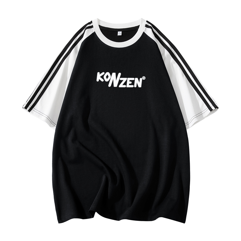 

Футболка унисекс KONZEN, белый и кофейный