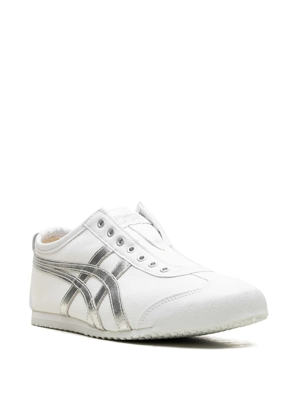 Слипоны Mexico 66 White/Pure Silver Onitsuka Tiger, белый — фото 2