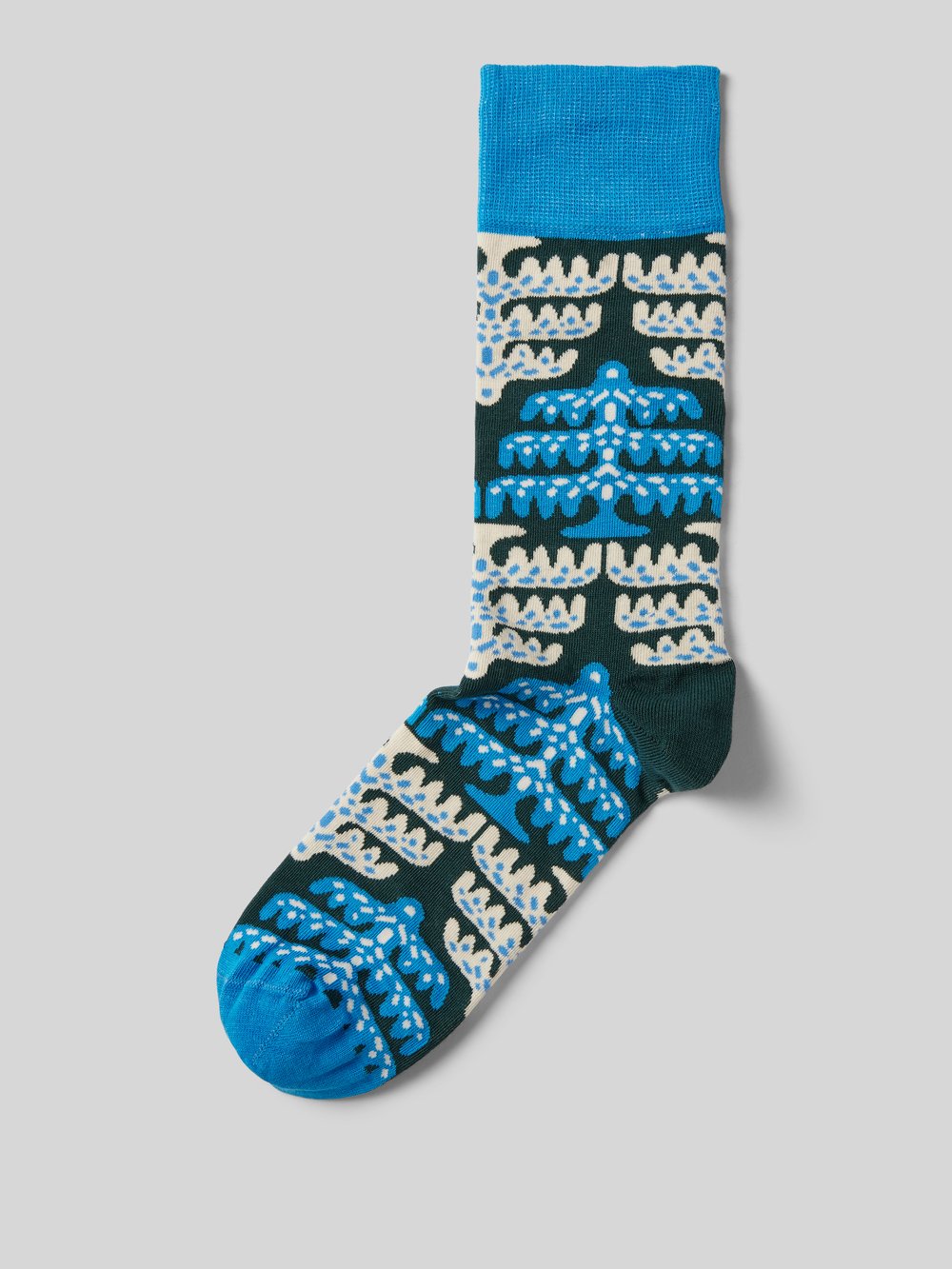 

Носки с узорчатой ​​вышивкой модель «Icy Pine» DillySocks, светло-бирюзовый