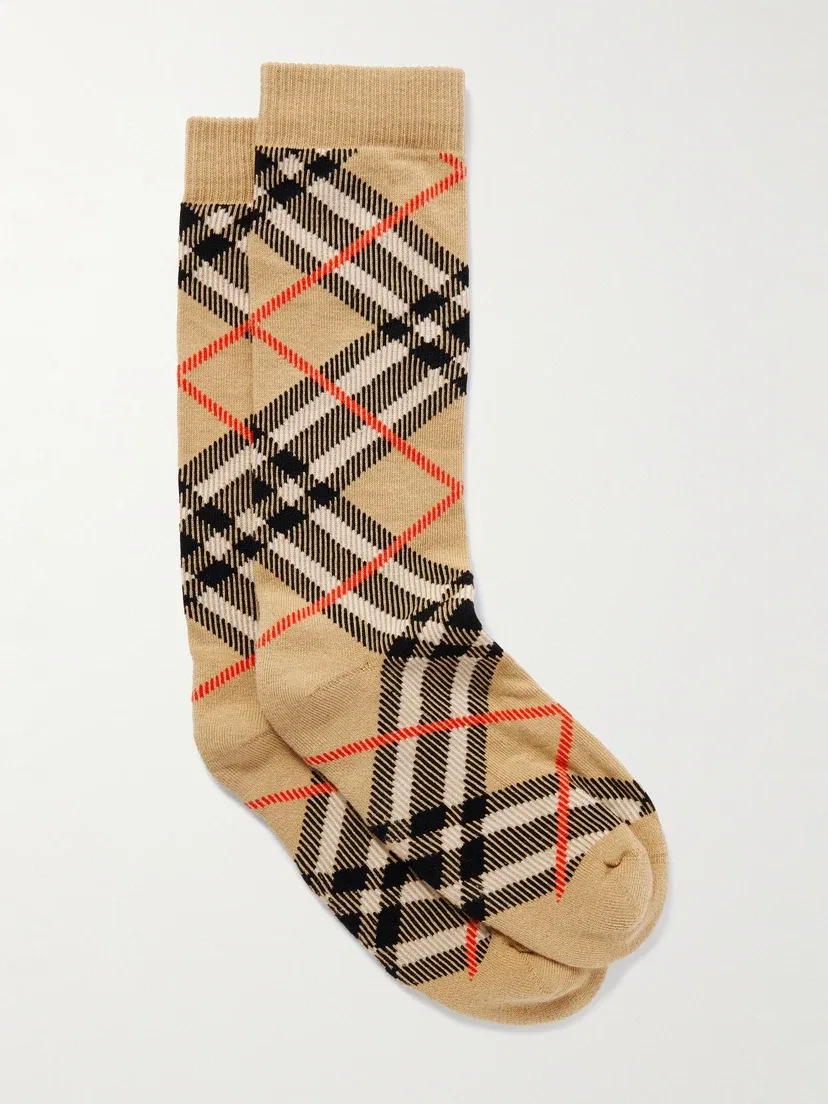 Носки BURBERRY, женские, бежевый