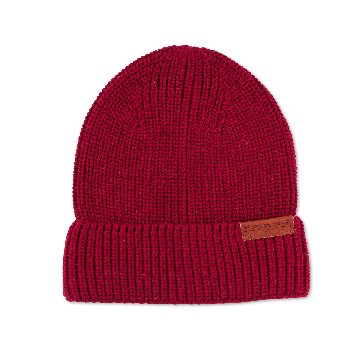 

Кепка Hofbrucker Beanie, цвет cranberry