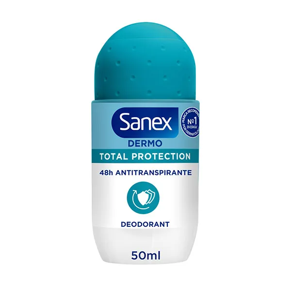 

Шариковый дезодорант-антиперспирант Dermo Total Protection Sanex, 50 ml