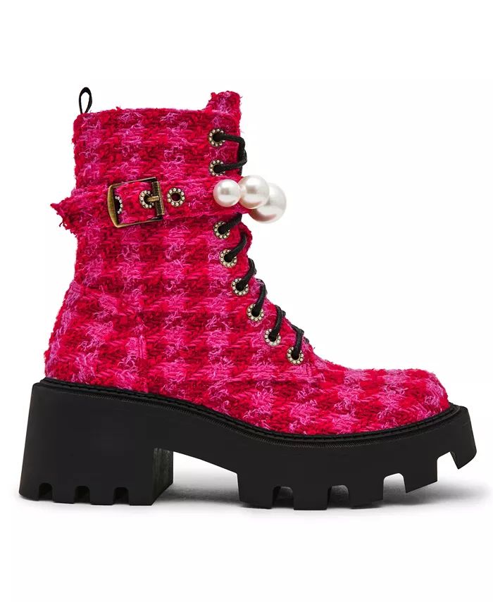 Женские Jonnie ботинки челси с декоративными элементами Betsey Johnson, розовый — фото 2