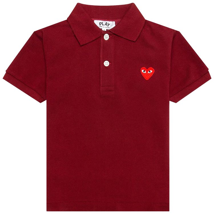 

Поло Comme des Garçons PLAY Polo Shirt 'Burgundy', красный