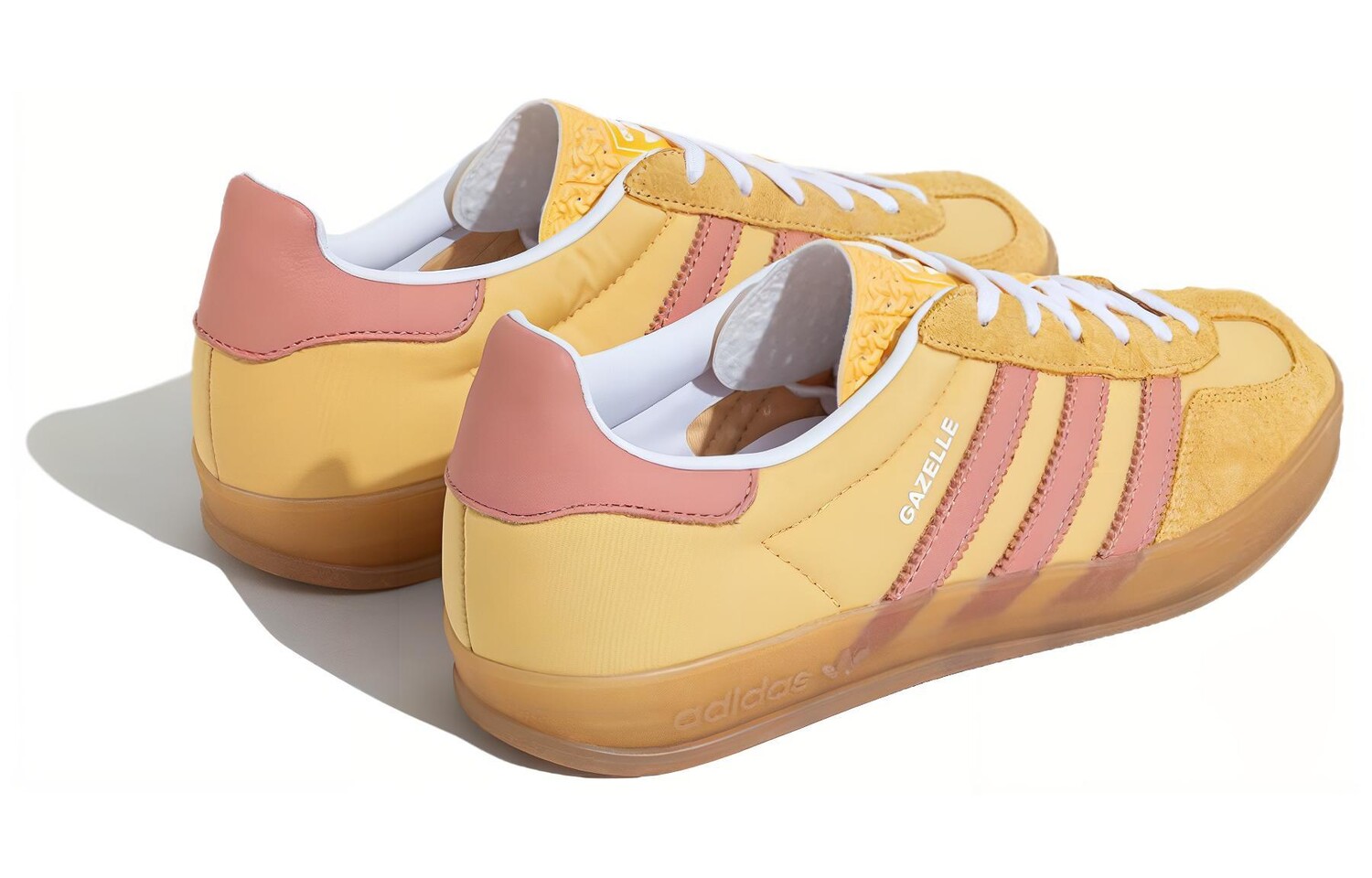 Женские кроссовки для скейтбординга adidas originals GAZELLE Series, Luminous Green/Crimson Tint/Volt/Black — фото 3