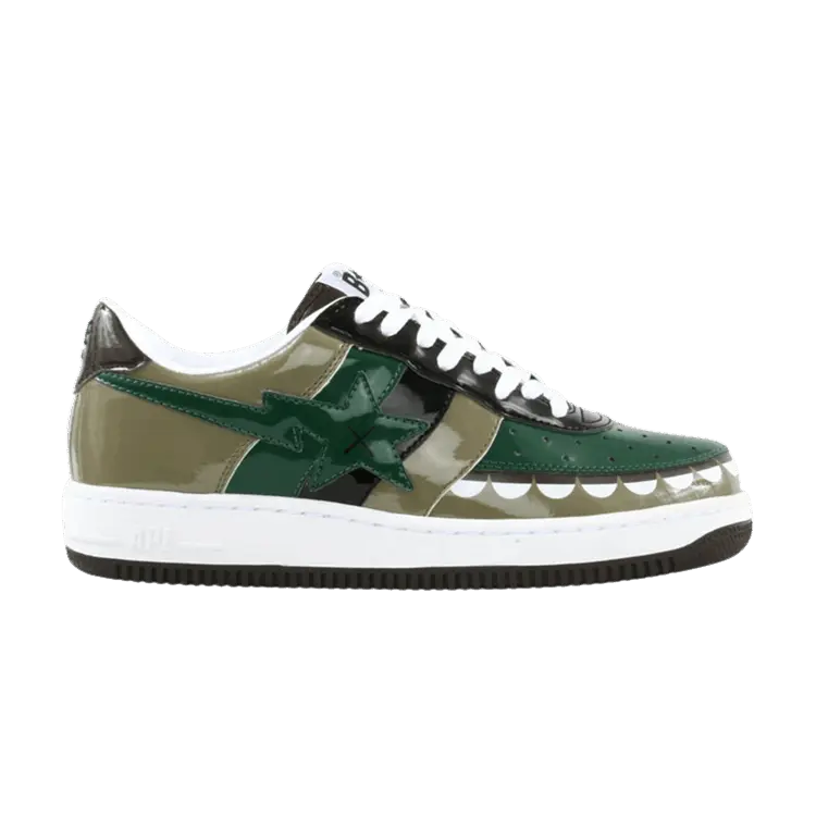 

Кроссовки BAPE Kaws x Bapesta FS-029 Low 'Chompers - Green', зеленый