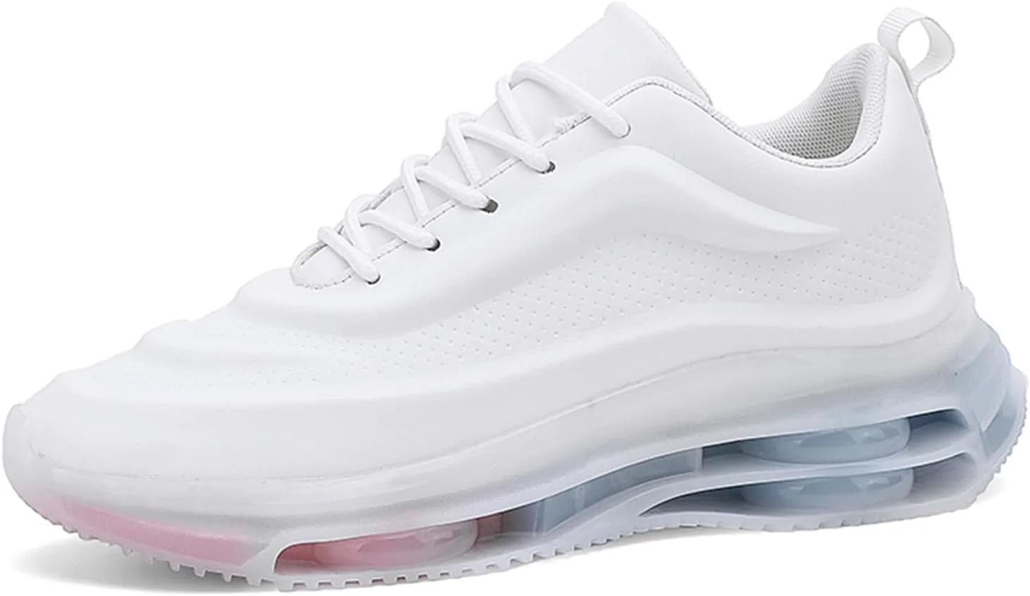 

Мужские модные кроссовки для тенниса, спортивные прогулочные туфли, с контрастным цветом, для тренировок и повседневной носки SPWAGYM, белый