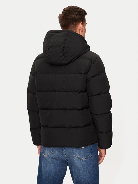 Пуховик стандартного кроя MW0MW36599 Tommy Hilfiger, черный — фото 3