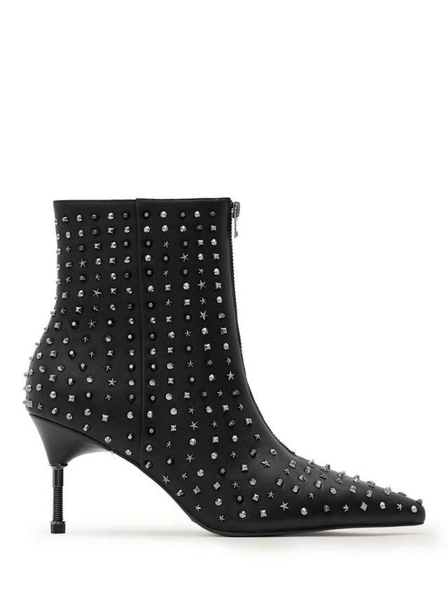 Ботинки Natasha на каблуке со шпилькой AllSaints, Black