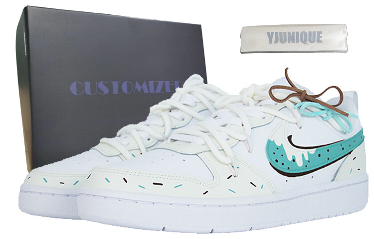 

Кеды Nike Court Borough Skateboard Shoes Women's Low-Top Whiteнизкая